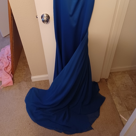 Blue Prom Dress - Picture 3 of 5